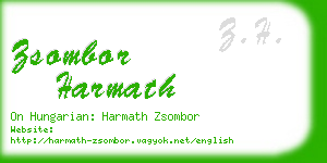 zsombor harmath business card